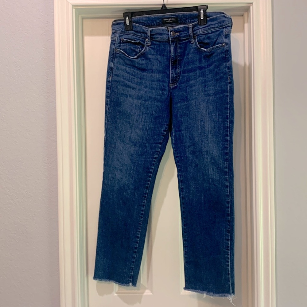 Banana Republic Jeans, straight ankle, size 32/14